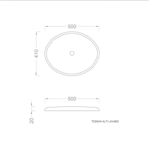 Pure Concept Altın Yarı Ankastre Hilton Lavabo
