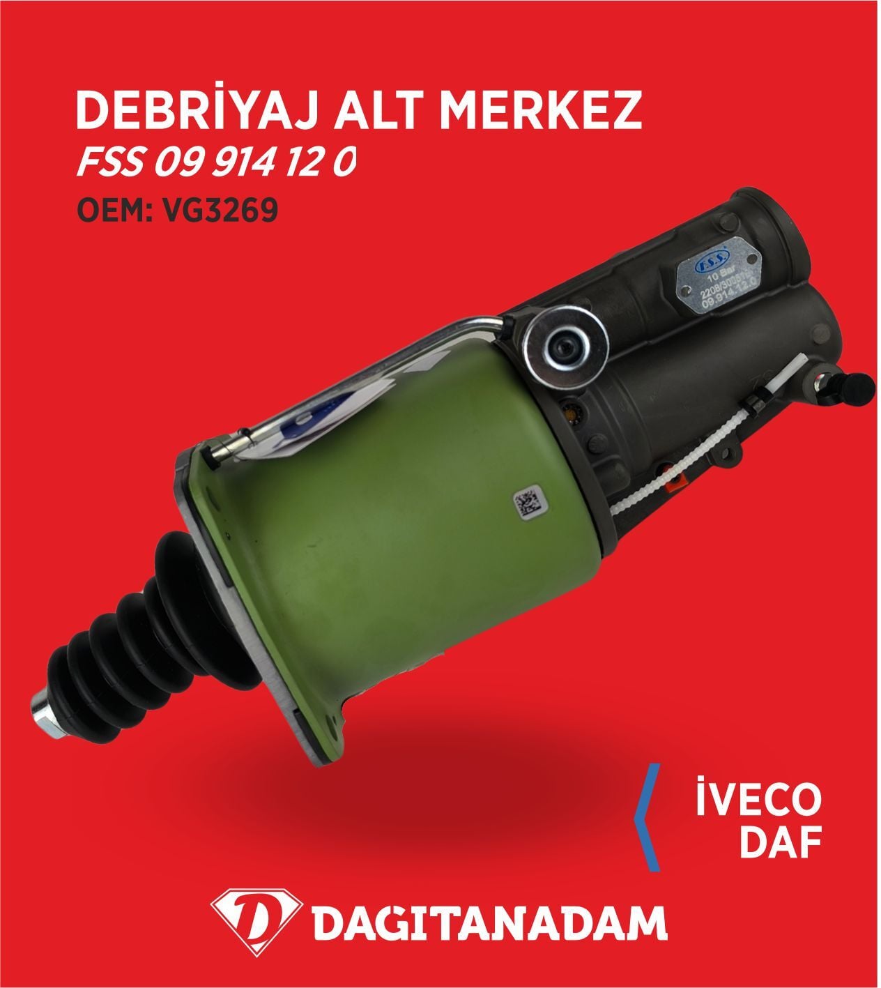 Debriyaj Alt Merkezi - Daf Leyland Db250 - Irısbus - Iveco Spr1, Euro, Stralıs - Eurocargo, Eurotech / Oem: Vg3269