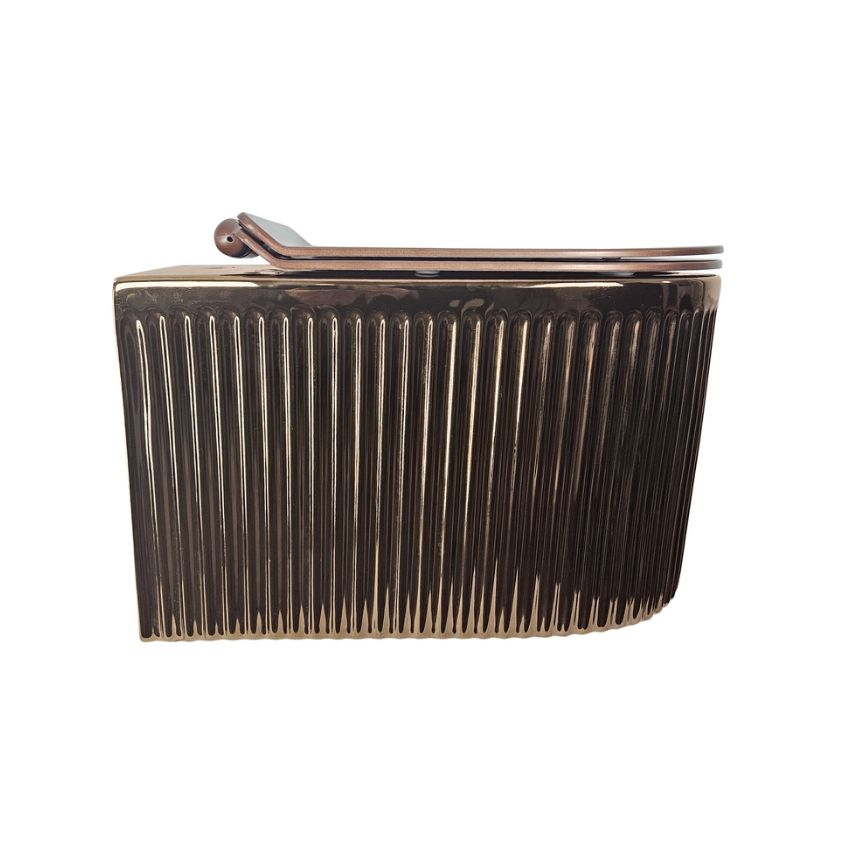 STRİPO KANALSIZ ASMA KLOZET - ROSE GOLD