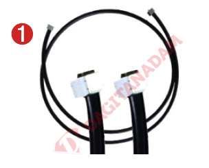 Fren Hortumu - Ford Cargo Kompresör Çıkış Borudan Yoğunlaştırıcıya 340 Cm 90069