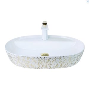 ÇANAK LAVABO - MARBLE BEYAZ ALTIN