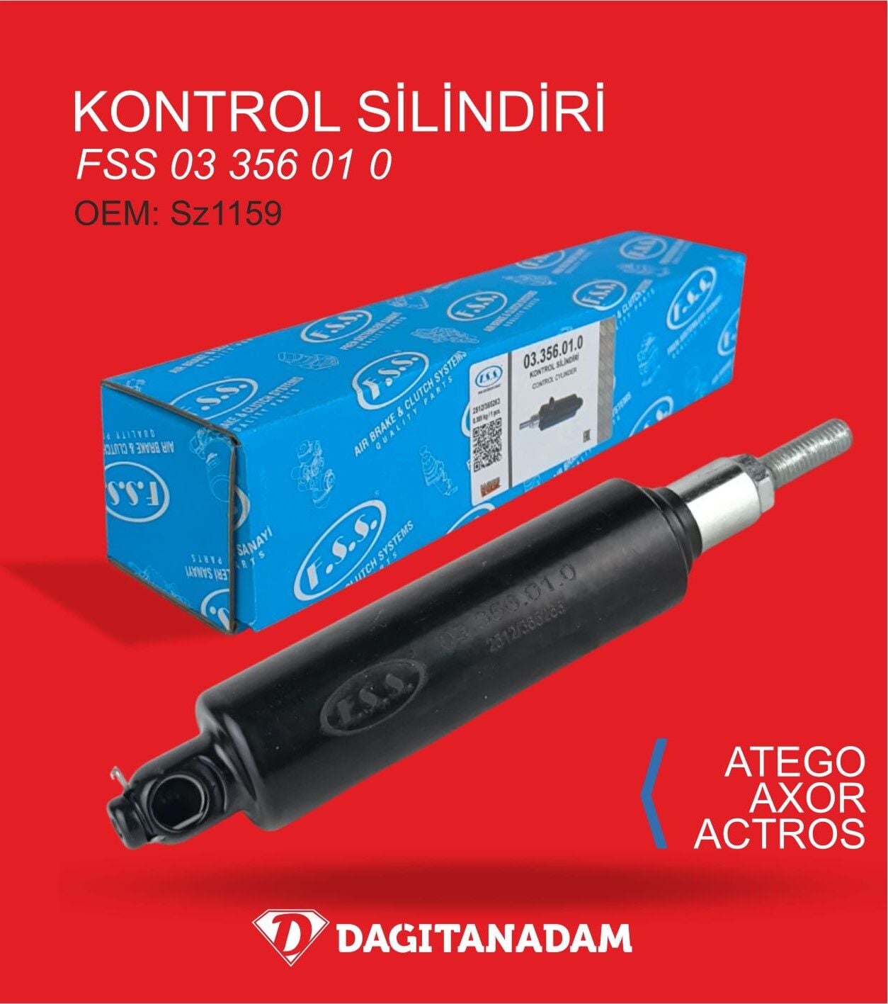 Kontrol Silindiri - Mercedes Lk, Mk, Sk Actros, Atego, Axor / Oem: Sz1159