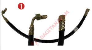 Fren Hortumu - Ford Cargo Arka Düz 90 Kılıflı 3232