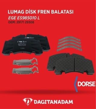 Disk Fren Balatası - Saf - Bpw Dorse / 29171-29308