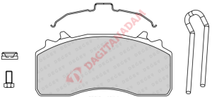 Lumag Disk Fren Balatası - Mercedes Arocs 29315