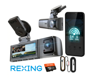 ARAC KAMERASI - REXING R316 4K GPS WI-FI + 64GB SD