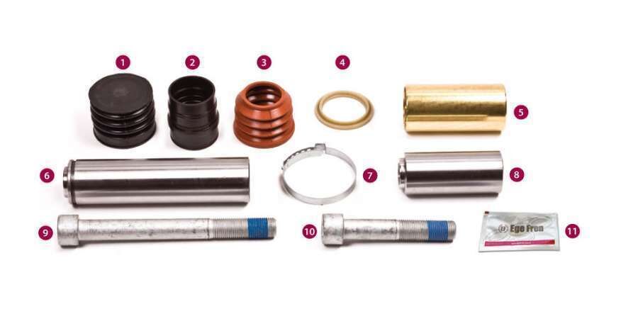 Kaliper Mil ve Keçe Tamir Takımı - Mercedes - Bpw - Daf - Iveco - Man - Neoplan - Saf - Scanıa - Knorr / 6002-01 - 10-1020 - 1192 - 151115 - 13433