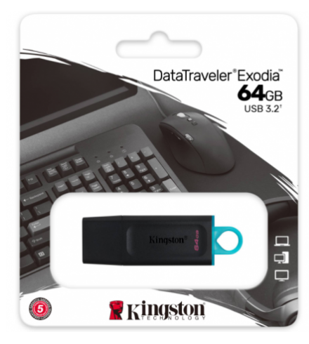 Exodia KINGSTON - 64GB USB3.2 Gen1 DTX/64GB