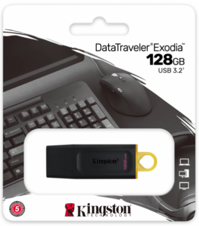 EXODİA KINGSTON - 128GB USB3.2 Gen1 DTX/128GB