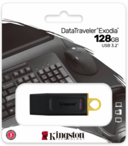 EXODİA KINGSTON - 128GB USB3.2 Gen1 DTX/128GB