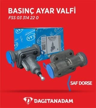 Basınç Ayar Valfi - Daf - Maz - Mercedes - Kogel - Volvo F10 - Lıebherr - Man - Neoplan - Neoplan Translıner - Renault - Scanıa - Steyr / Oem: 434 100 222 0