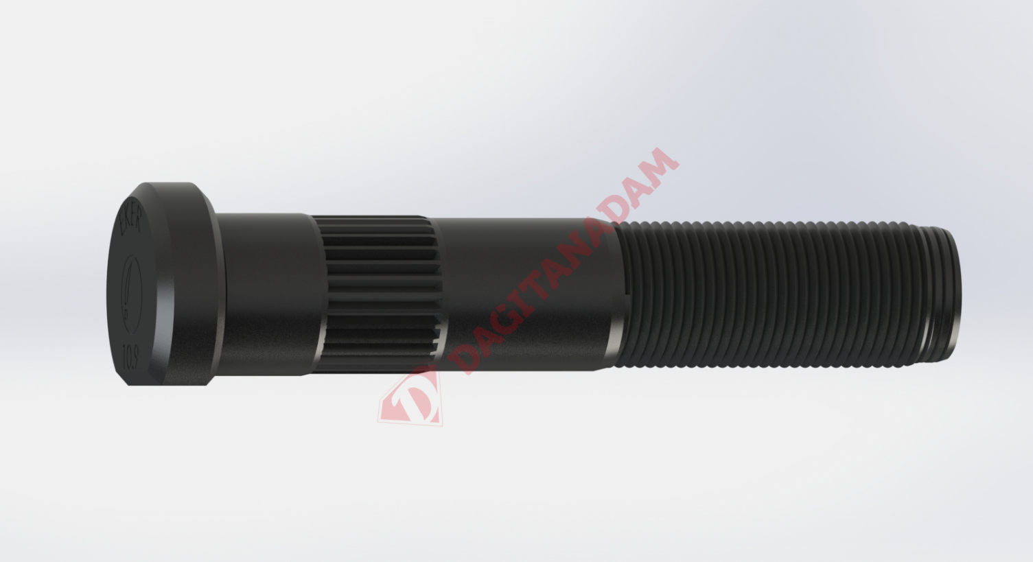 Bijon - 22X1,5 Orta Frezeli Tır Dorse