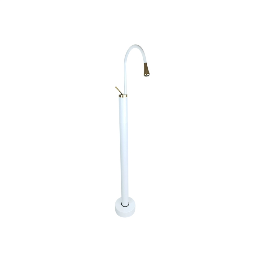 LAVABO BATARYASI - MİNİMAL BEYAZ ALTIN YERDEN