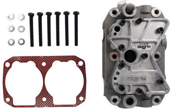 Kompresör Komple Kapak Bypas'lı (Siboplu) Çift Silindir - Ford | 8C462B960AA - K094157K50 - 7C462875ADN - LK4958 - K013739