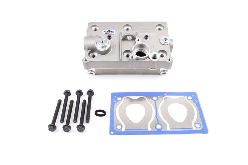 Kompresör Komple Kapak Bypas'lı (Siboplu) Çift Silindir Tapalı Yeni Model - Volvo - Renault | 20889546 - 7421418150 - 4127049402 - 9125129262