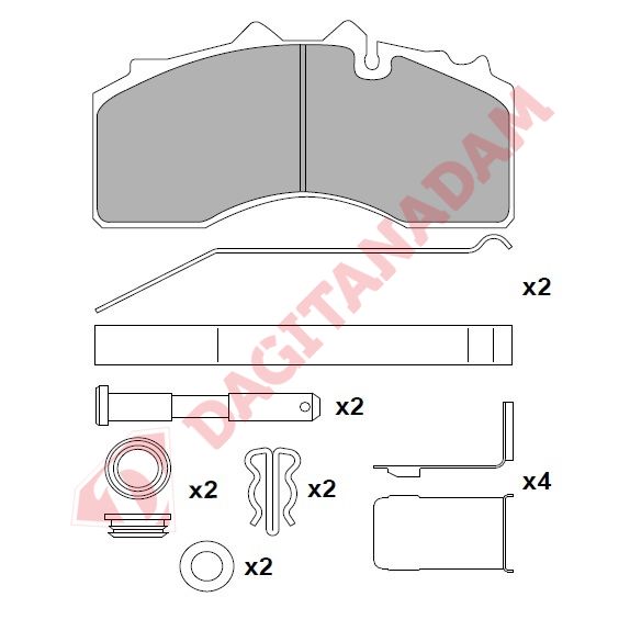 Disk Fren Balatası - 29228 Bp-W