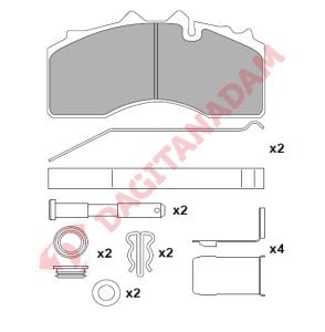 Disk Fren Balatası - 29228 Bp-W