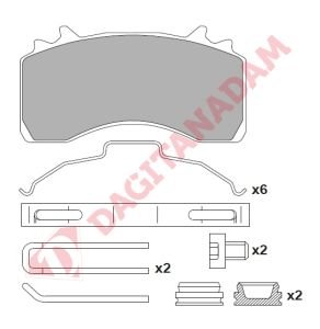 Disk Fren Balatası - 29279 Man Tgx Arocs