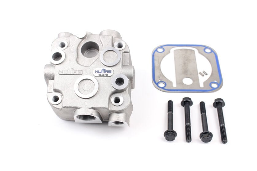 Kompresör Komple Kapak Bypas'sız (Sibopsuz) Tek Silindir - Bmc / K009410 - 57RS300781 - 9P920586 - LK3857 - LK3875