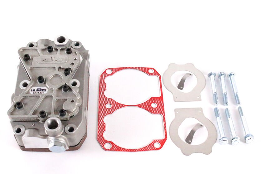 Kompresör Komple Kapak Bypas'sız (Sibopsuz) Çift Silindir - Bmc / K055983K50 - 9P921251 - LP4871 - K035001N00 - 1194456