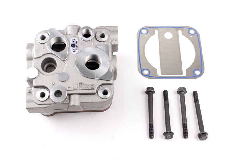 Kompresör Komple Kapak Bypas'sız (Sibopsuz) Tek Silindir - Iveco / 42548631 - SEB01943004 - 504016818 - 4897301 - LK3994