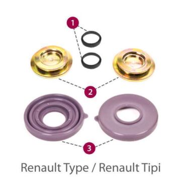 Ayar Toz Lastik Şapka Takımı - Erf - Man - Ror - Renault - Merıtor / 6172-04 - 20-2617 - 100181 - 2189 - 350108 - 15014