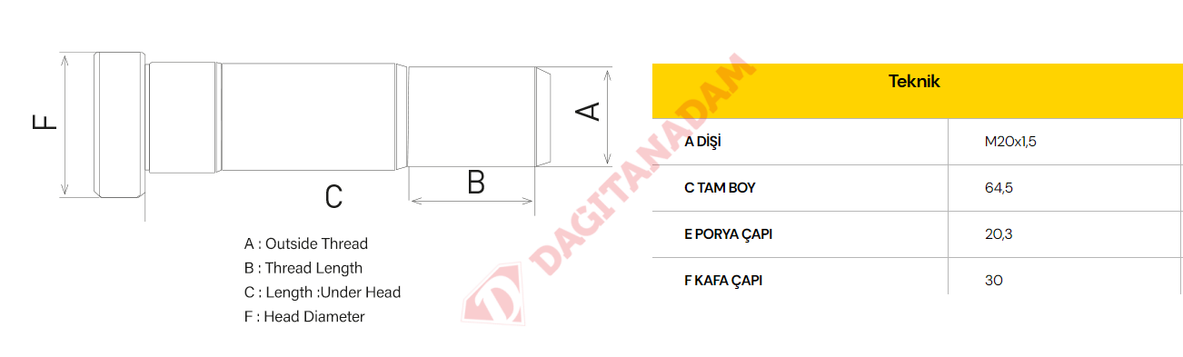 Bijon - Sol Arka Mıtsubıshı Euro 5