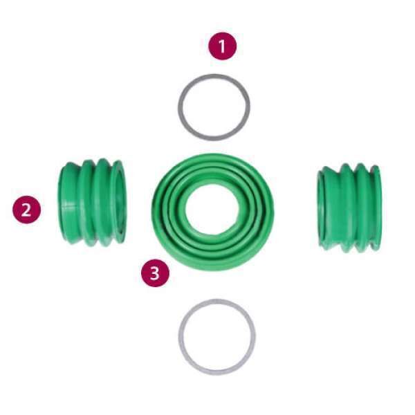 Kaliper İtici Keçe Takımı - Daf - Dıngıl - Wabco / 6205-04 - 250103 - 13483