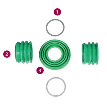 Kaliper İtici Keçe Takımı - Daf - Dıngıl - Wabco / 6205-04 - 250103 - 13483