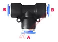 Düşürücü T Nipel - A: 12 - B: 10