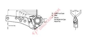 Boşluk Ayarlayıcı (Fren Cırcırı) - Otomatik Sağ Sol Arka Mercedes V6 - 423078