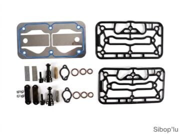 Kompresör Silindir Kapak Tamir Takımı Bypas'lı (Siboplu) - Volvo - Renault - Otokar - Scanıa | 04905533 - 04905532 - LK4954 - K017528X00 - LK4944 - K017527 - 7421098922 - K017528N57 - 21101027 - 220406616 - LK4979 - K088809N00 - 1745702 - LK4930 - K055985