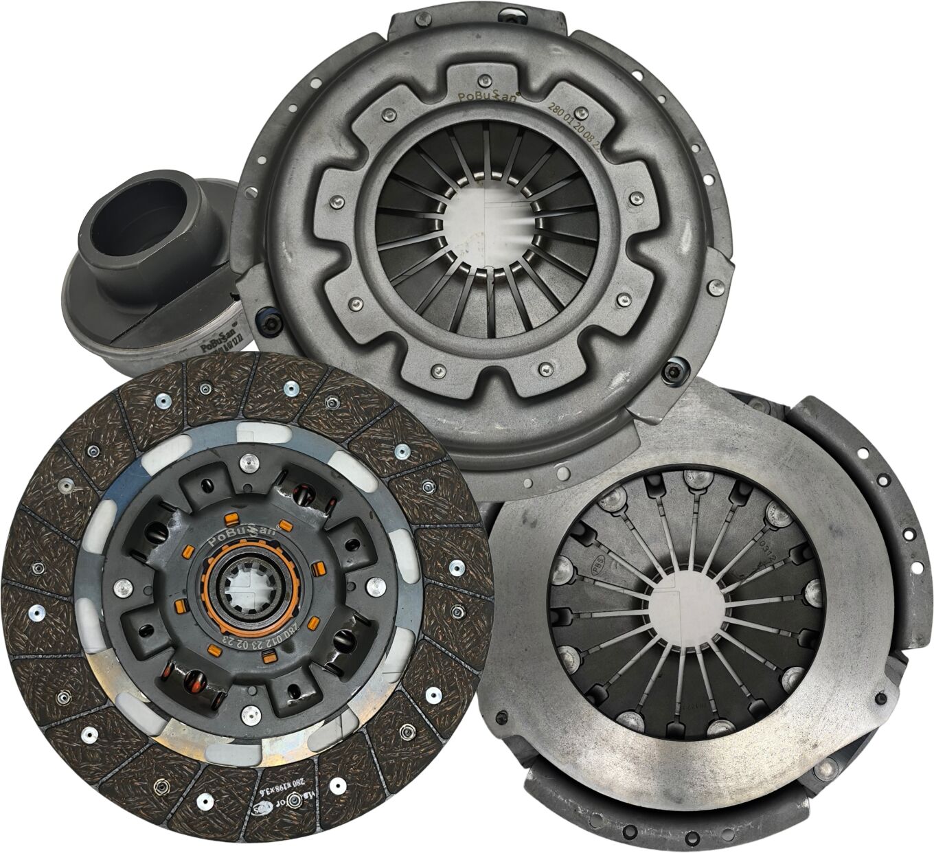 Debriyaj Baskı + Balata + Debriyaj Rulmanı Çelik Gövdeli