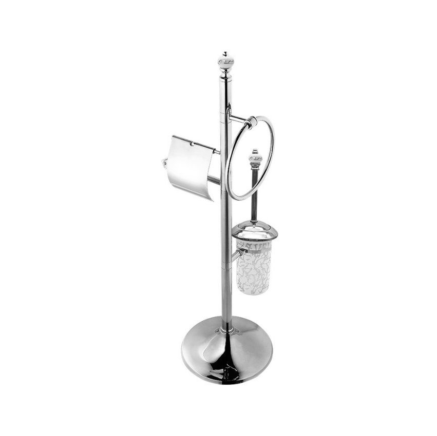 3'LÜ AYAKLI SET - MARBLE KROM