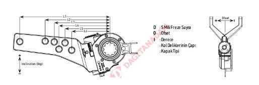 Boşluk Ayarlayıcı (Fren Cırcırı) - Otomatik - Isuzu Margırus - 422752