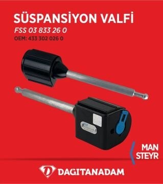 Süspansiyon Valfi - Man - Steyr / Oem: 433 302 026 0