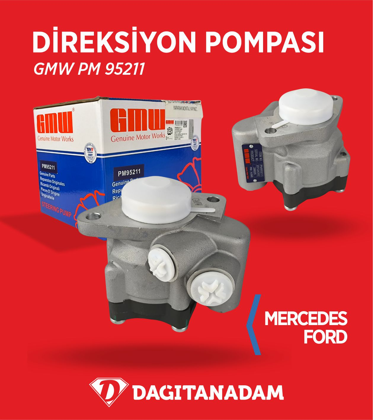 Direksiyon Pompası  - Ford Mercedes