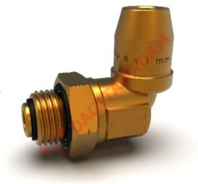 Rakor Dirsek - M22X1,5 8X1,0 Mm