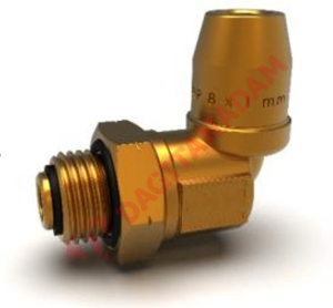 Rakor Dirsek - M16X1,5 12X1,5 Mm