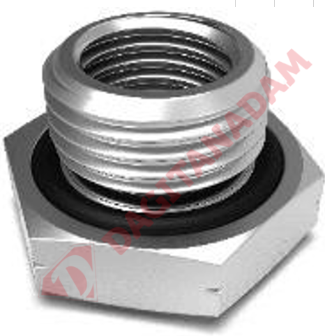 Rakor Redüksiyon - M22X1,5 M16X1,5 Sarı