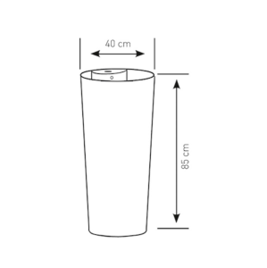 MONOBLOK LAVABO - BRİGHT MAT SİYAH