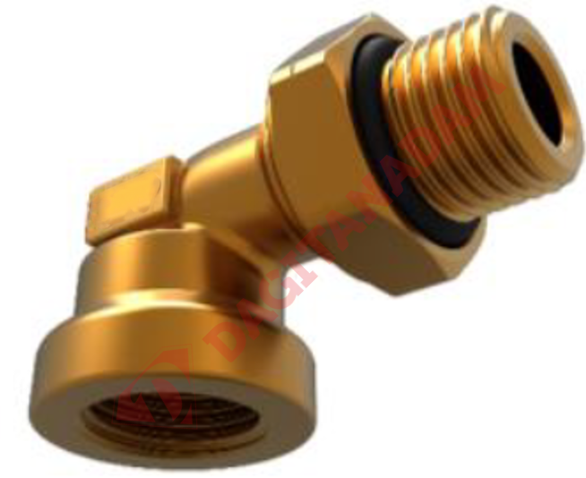 Rakor Şasi Geçiş Dirseği - M16X1,5 M16X1,5