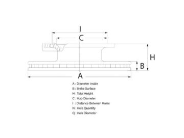 Fren Diski - Volvo / 85103803 - 70501