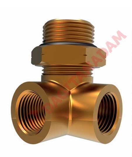 ÜÇ YOLLU $ASİ GEÇİŞ DİRSEĞİ - M22X1,5  M16X1,5